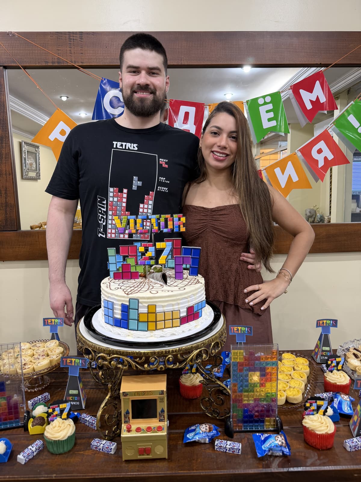 Meu aniversário do Tetris 🎮